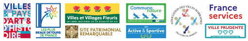 Logos des labels obtenus par la Ville de Lunéville.