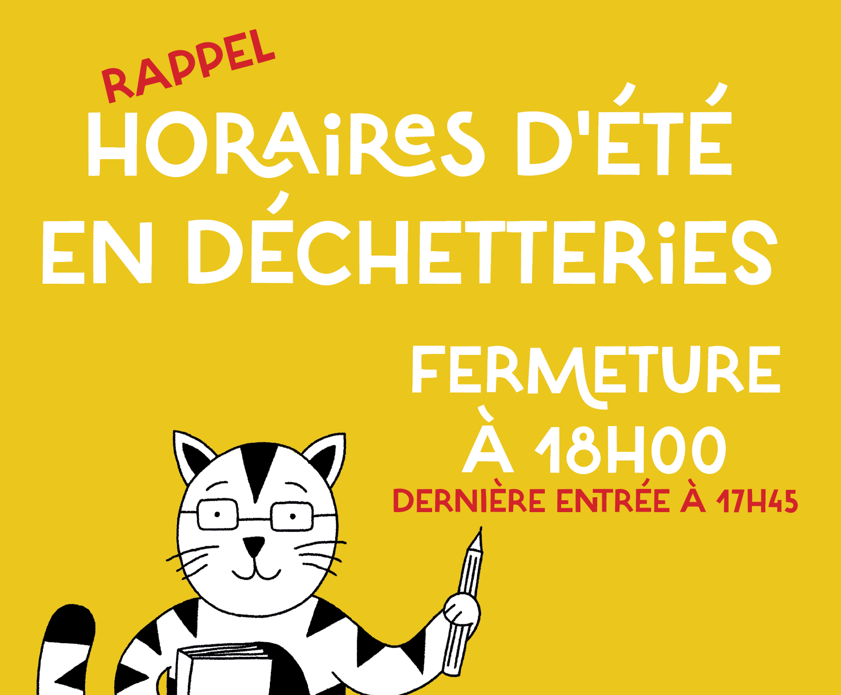 Déchetterie : vers les horaires d'été